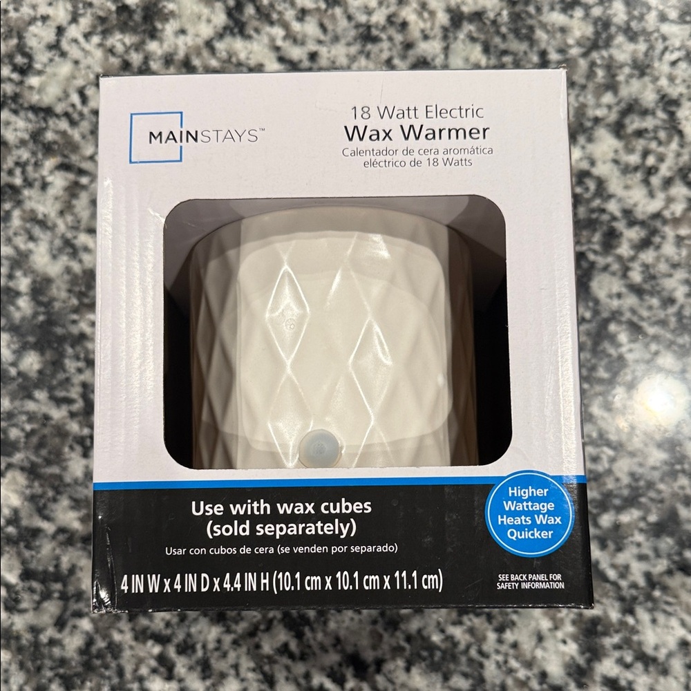 Mainstays White Electric Wax Warmer
